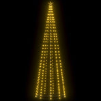 Christmas Cone Tree 330 Warm White LEDs Decoration 100x300 cm