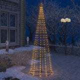 Christmas Cone Tree 330 Warm White LEDs Decoration 100x300 cm