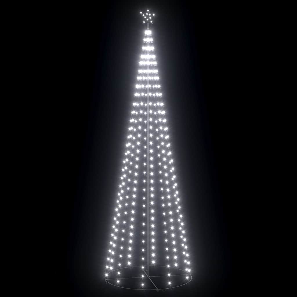 Christmas Cone Tree Cold White 330 LEDs Decoration 100x300 cm
