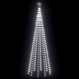 Christmas Cone Tree Cold White 330 LEDs Decoration 100x300 cm