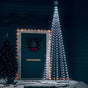 Christmas Cone Tree Cold White 330 LEDs Decoration 100x300 cm