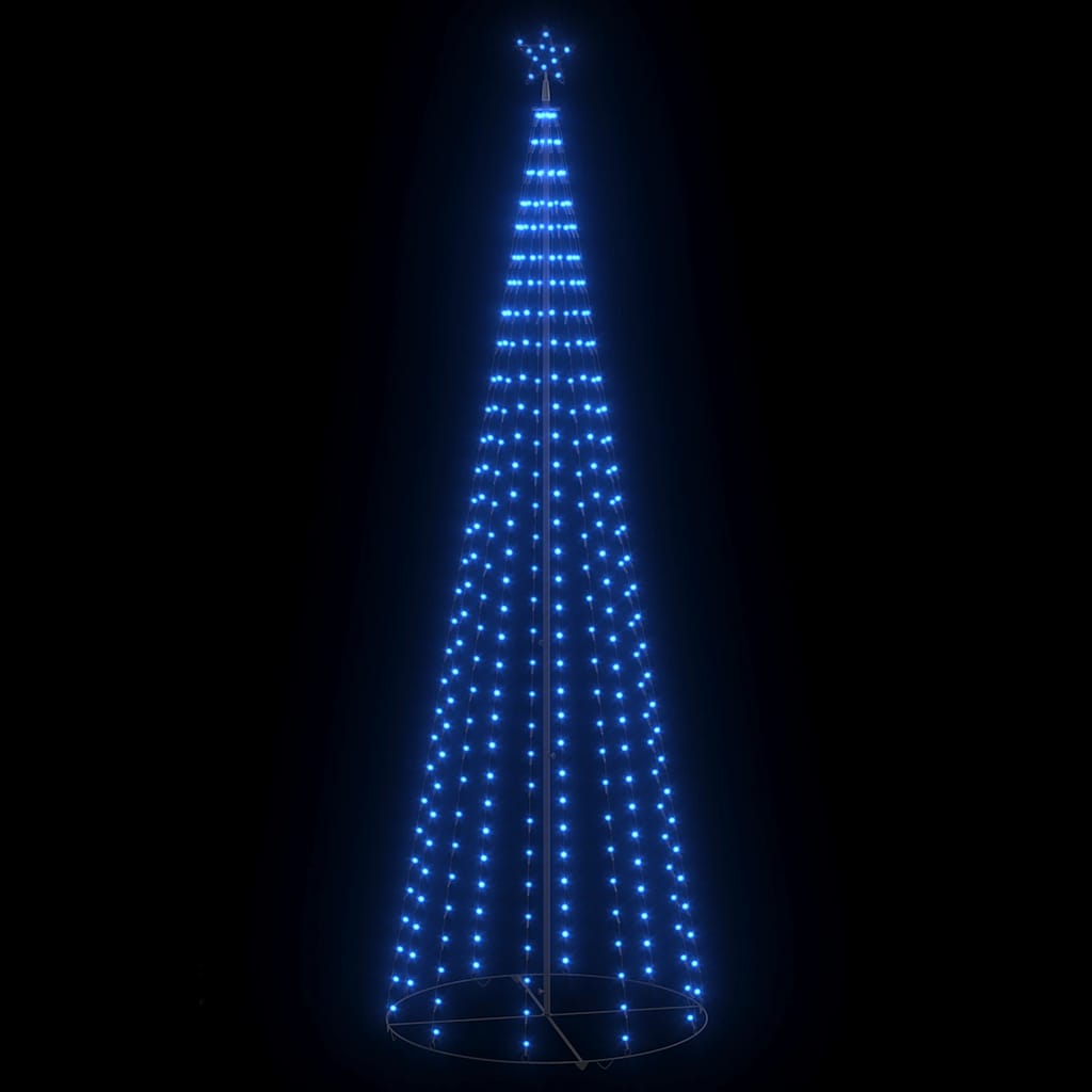 Christmas Cone Tree Blue 330 LEDs Decoration 100x300 cm