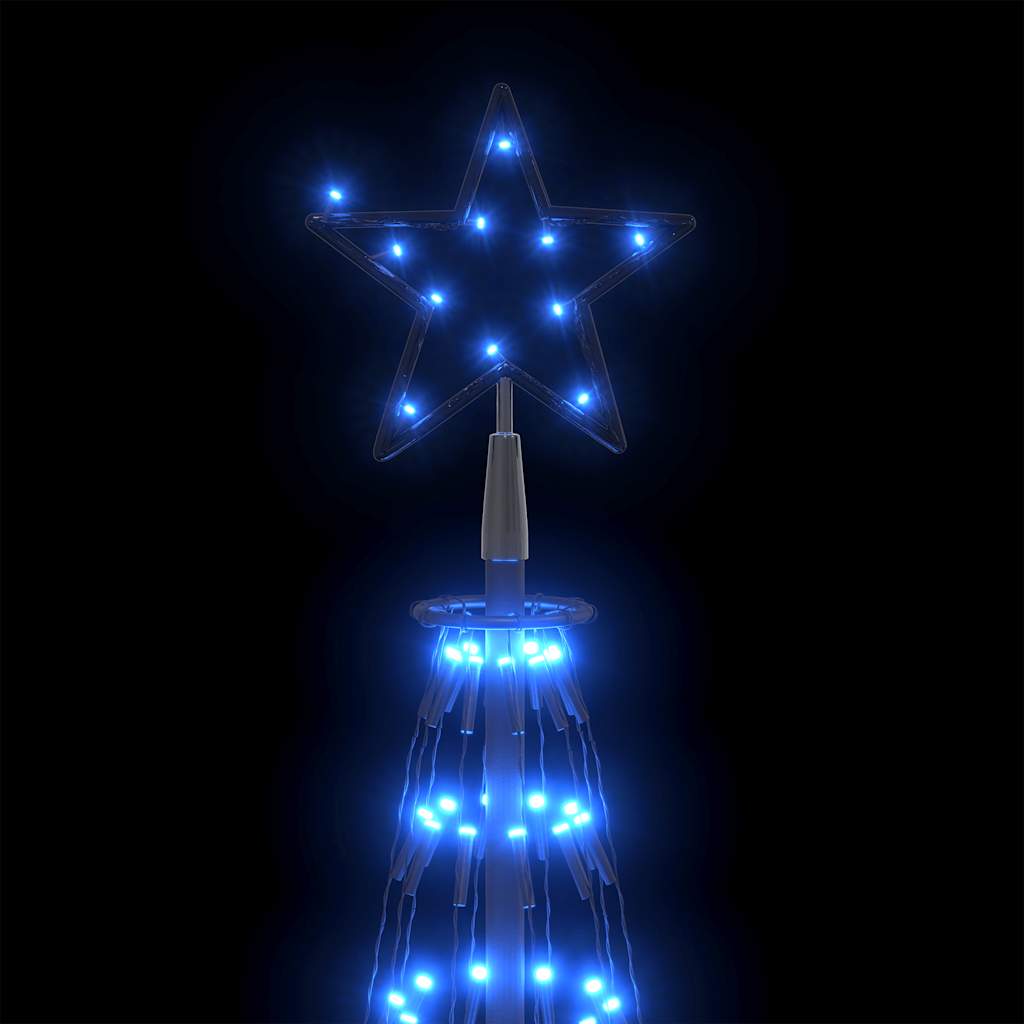 Christmas Cone Tree Blue 330 LEDs Decoration 100x300 cm