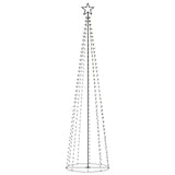 Christmas Cone Tree 400 Warm White LEDs Decoration 100x360 cm