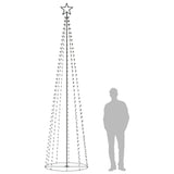 Christmas Cone Tree 400 Warm White LEDs Decoration 100x360 cm