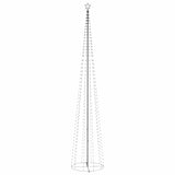 Christmas Cone Tree 752 Cold White LEDs Decoration 160x500 cm