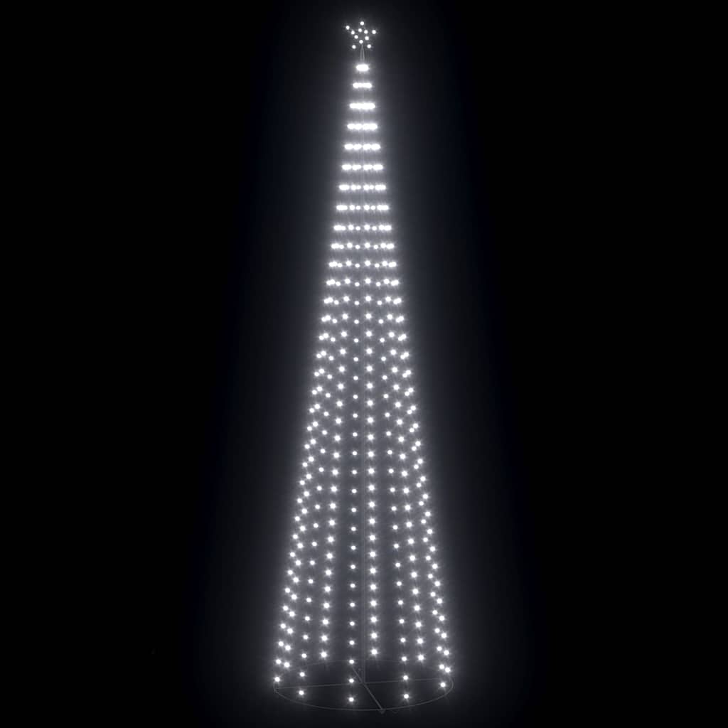 Christmas Cone Tree 752 Cold White LEDs Decoration 160x500 cm