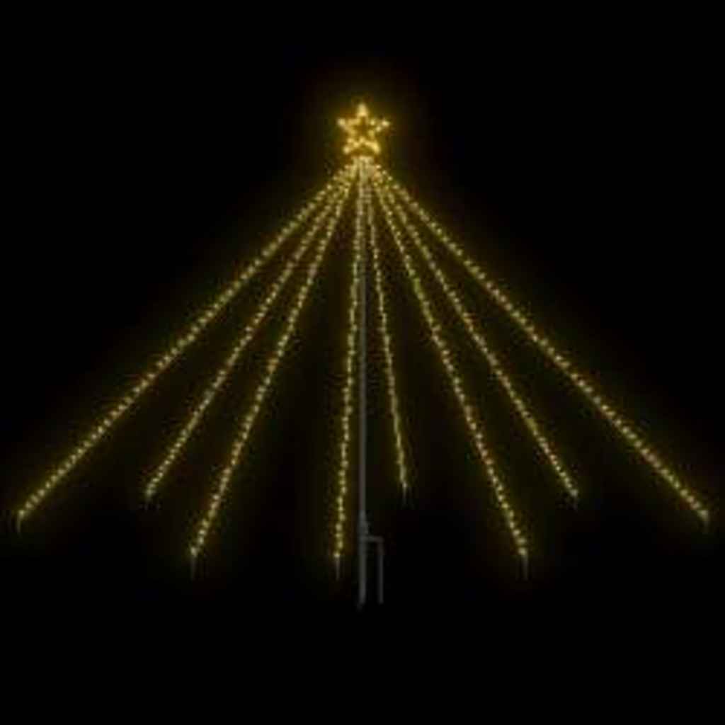 LED Christmas Waterfall Tree Lights Indoor Outdoor 400 LEDs 2,5 m