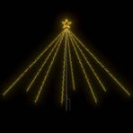 LED Christmas Waterfall Tree Lights Indoor Outdoor 400 LEDs 2,5 m