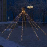 LED Christmas Waterfall Tree Lights Indoor Outdoor 400 LEDs 2,5 m