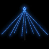 LED Christmas Tree Indoor Outdoor 400 LEDs Blue 2,5 m
