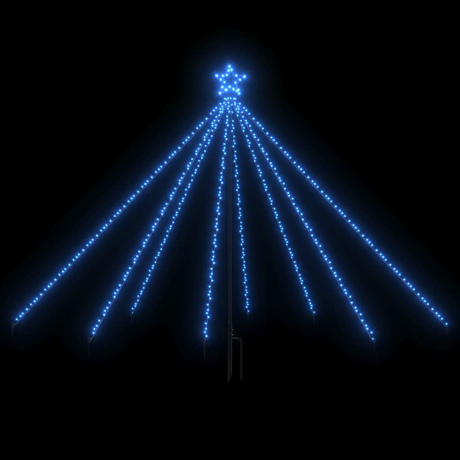 LED Christmas Tree Indoor Outdoor 400 LEDs Blue 2,5 m