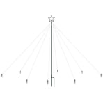 LED Christmas Tree Indoor Outdoor 400 LEDs Blue 2,5 m