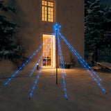 LED Christmas Tree Indoor Outdoor 400 LEDs Blue 2,5 m