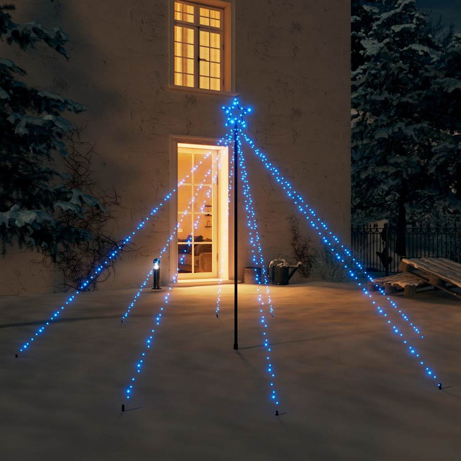 LED Christmas Tree Indoor Outdoor 400 LEDs Blue 2,5 m