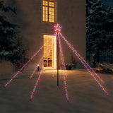 LED Christmas Tree Indoor Outdoor 400 LEDs Colourful 2,5 m