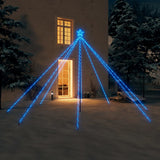 LED Christmas Tree Indoor Outdoor 576 LEDs Blue 3,6 m
