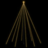 LED Christmas Waterfall Tree Lights Indoor Outdoor 1300 LEDs 8 m - Front View