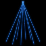 LED Christmas Tree Indoor Outdoor 1300 LEDs Blue 8 m - Front View