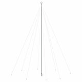 LED Christmas Tree Indoor Outdoor 1300 LEDs Colourful 8 m - Side View