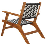 Garden Chairs 2 pcs Solid Acacia Wood - Close-Up Angle