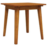 3 Piece Bistro Set Solid Acacia Wood - 45-Degree Angle