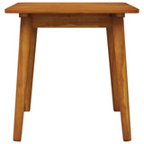 3 Piece Bistro Set Solid Acacia Wood - Rear View