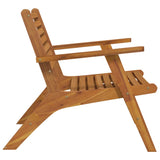 Garden Chairs 2 pcs Solid Wood Acacia - 45-Degree Angle