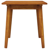 3 Piece Bistro Set Solid Acacia Wood - Top-Down View