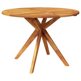 Garden Table 110x110x75 cm Solid Wood Acacia - Front View