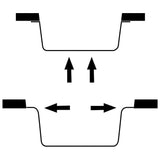Kitchen Sink with Overflow Hole White Granite - Close-Up Angle