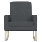 Rocking Chair Dark Grey Fabric