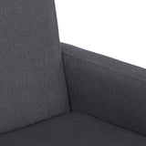 Rocking Chair Dark Grey Fabric - Rear View