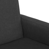 Rocking Chair Black Fabric - Rear View