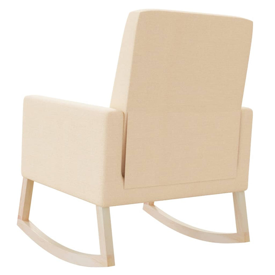 Rocking Chair Cream Fabric