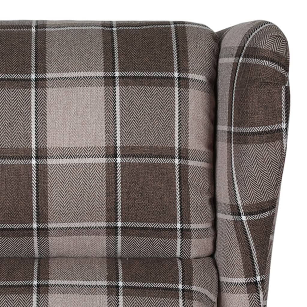 Stand up Massage Chair Beige Fabric