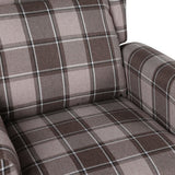 Stand up Massage Chair Beige Fabric