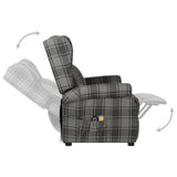 Stand up Massage Chair Grey Fabric