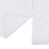 Christmas Tree Skirt White 122 cm Faux Fur - Side View