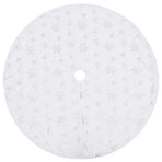 Luxury Christmas Tree Skirt White 90 cm Faux Fur
