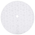 Luxury Christmas Tree Skirt White 122 cm Faux Fur