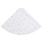 Luxury Christmas Tree Skirt White 122 cm Faux Fur