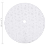 Luxury Christmas Tree Skirt White 122 cm Faux Fur