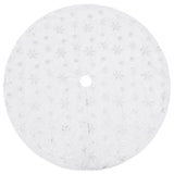 Luxury Christmas Tree Skirt White 150 cm Faux Fur