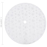 Luxury Christmas Tree Skirt White 150 cm Faux Fur