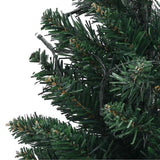 Artificial Pre-lit Christmas Tree with Stands Green 90 cm PVC - 45-Degree Angle