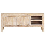 TV Cabinet 110x35x46 cm Solid Wood Mango - Side View