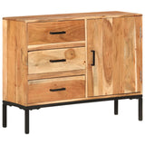 Sideboard 88x30x73 cm Solid Acacia Wood - Extra Image