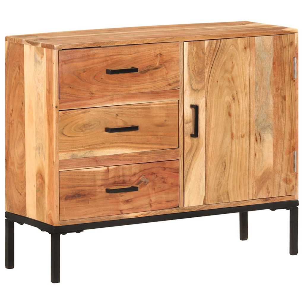 Sideboard 88x30x73 cm Solid Acacia Wood