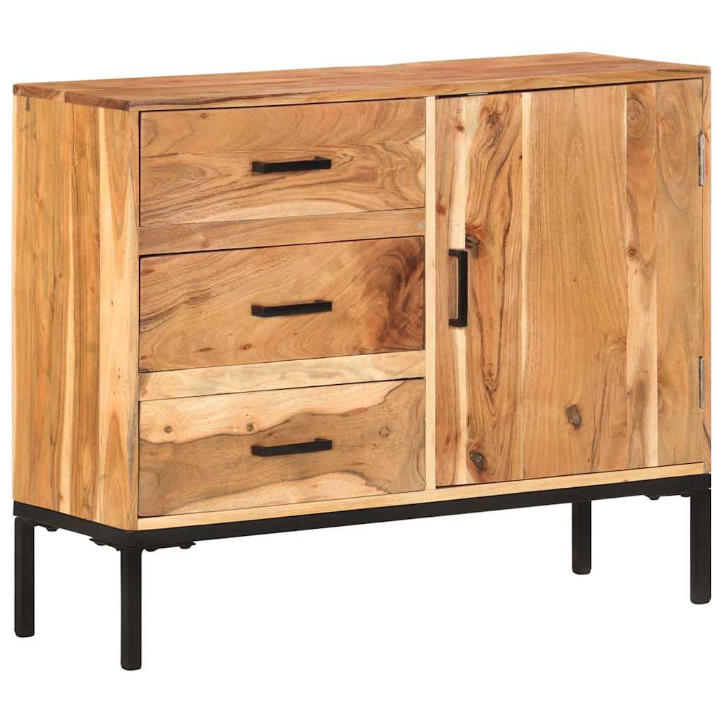 Sideboard 88x30x73 cm Solid Acacia Wood
